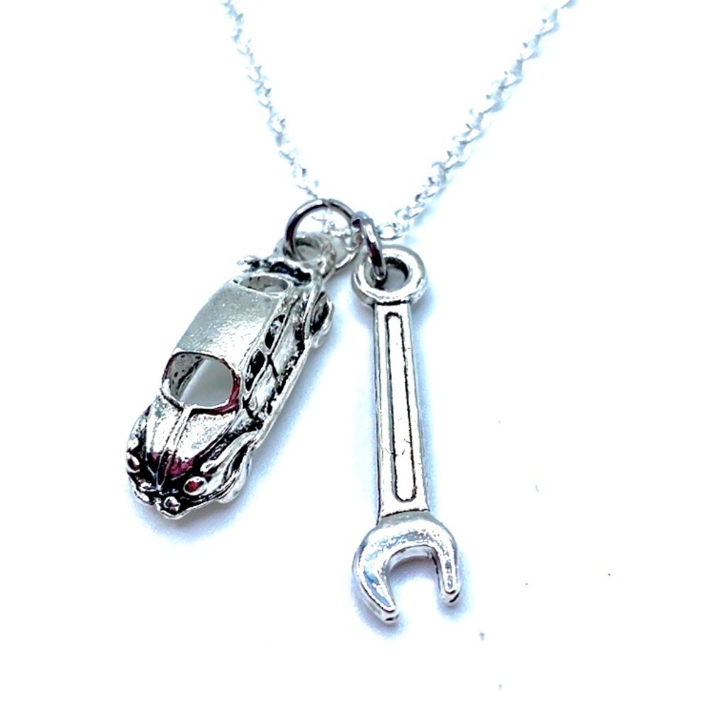 Auto Mechanic Necklace Technician Service Advisor